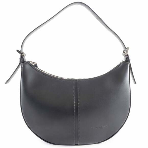 BURBERRY Handbags - Burberry Shoulder Bag Leather Black Check Women's